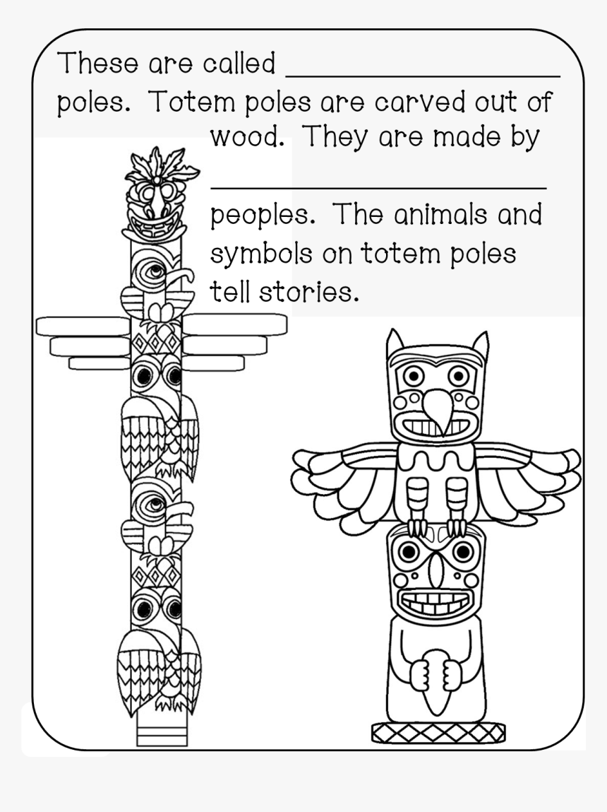 Totem Pole Drawing Step By Step