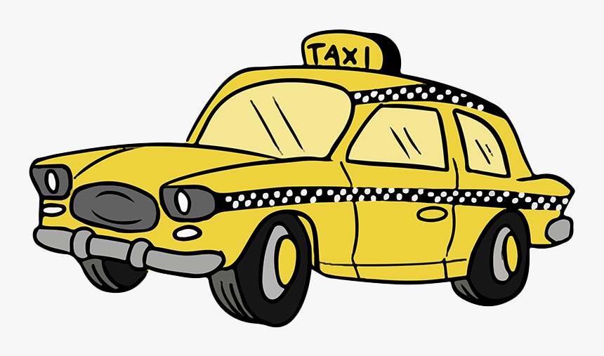 Clip Art Take A Taxi Animated Clipart - Taxi Clipart Transparent Background, HD Png Download, Free Download