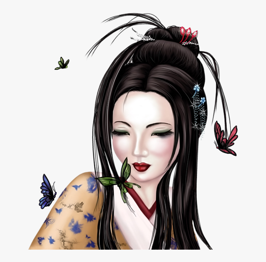 Geisha Download Png - Geisha Girl Png, Transparent Png, Free Download