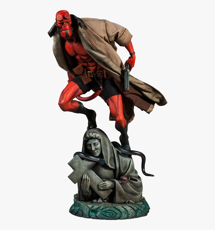 Hellboy - Hellboy Mike Mignola Statue, HD Png Download, Free Download