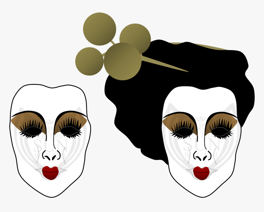 Transparent Geisha Png - Illustration, Png Download, Free Download