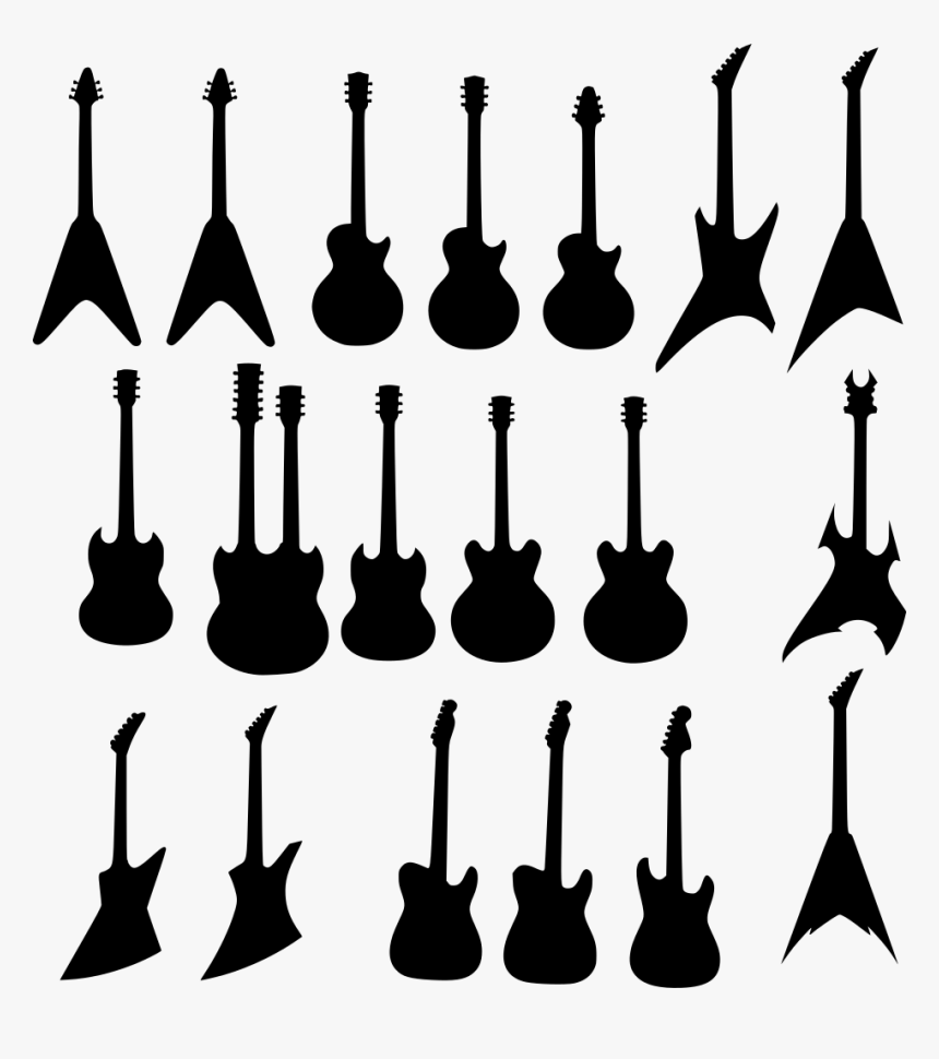 Shape Of Electric Guitar, HD Png Download, Free Download