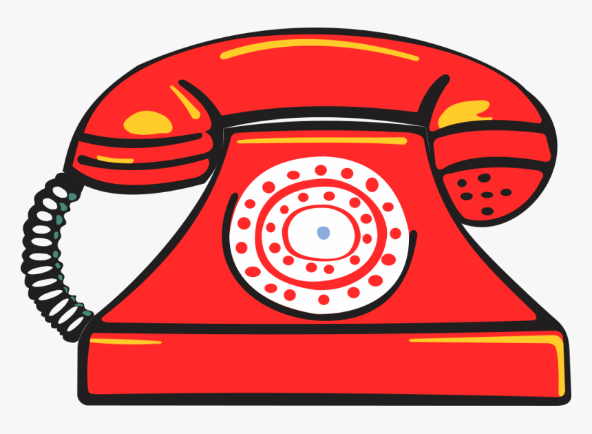 Red Land Phone - Land Phone Logo Png, Transparent Png, Free Download
