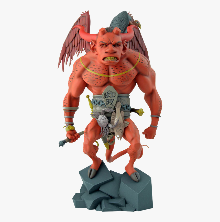 First Hellboy Statue, HD Png Download, Free Download