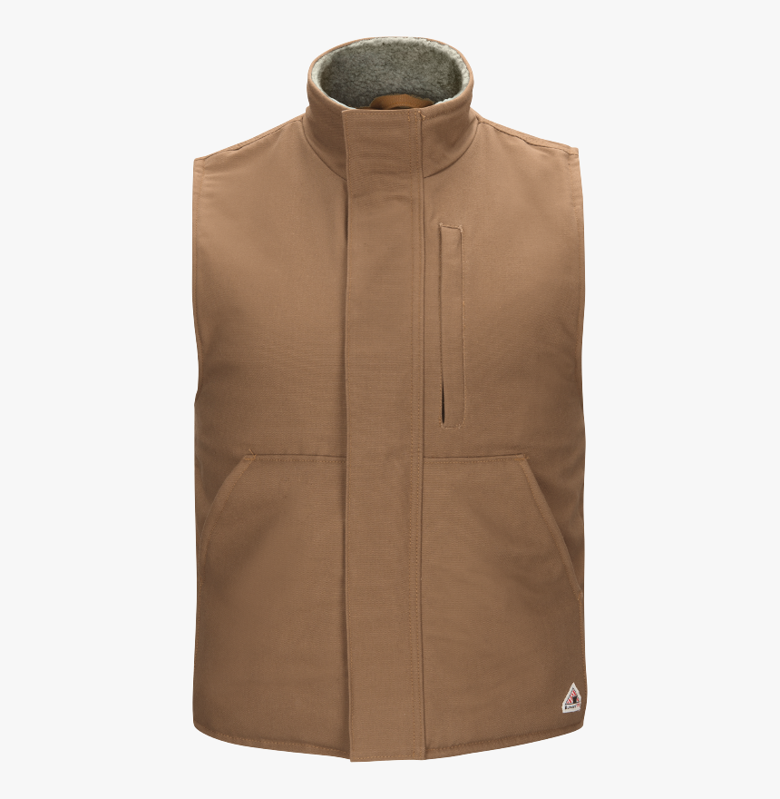 Men"s Sherpa Lined Brown Duck Vest - Vest, HD Png Download, Free Download