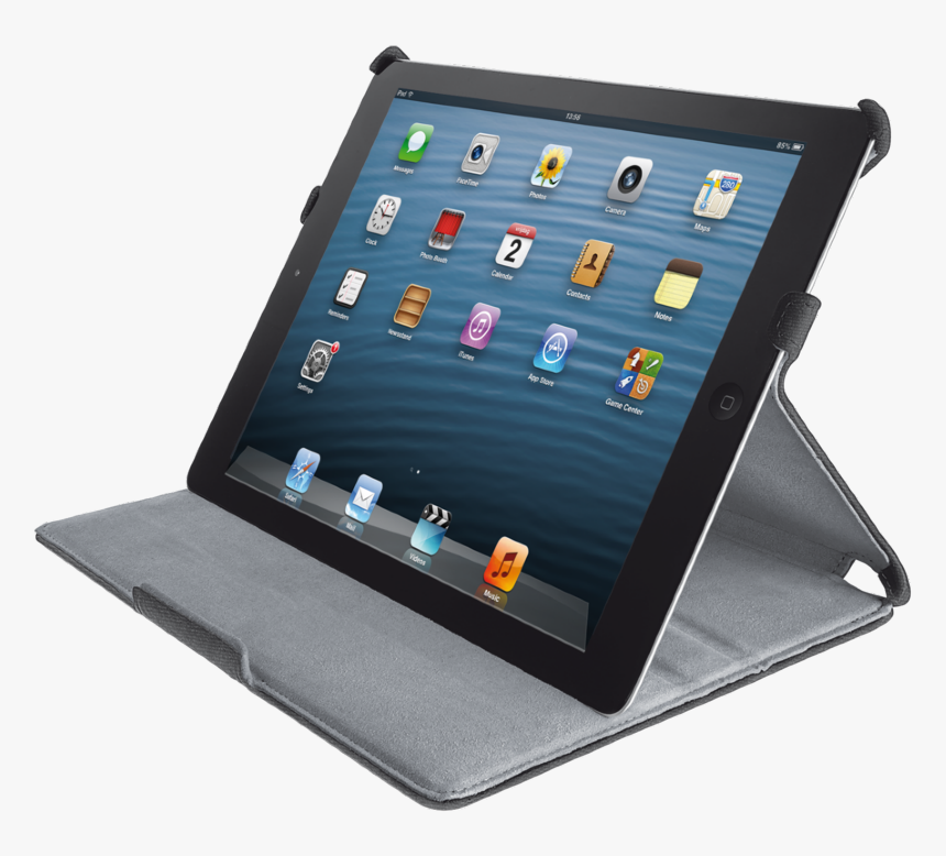 Trust Hardcover Ski̇n & Foli̇o Stand For İpad Si̇yah - Samsung Ipad Keyboard, HD Png Download, Free Download