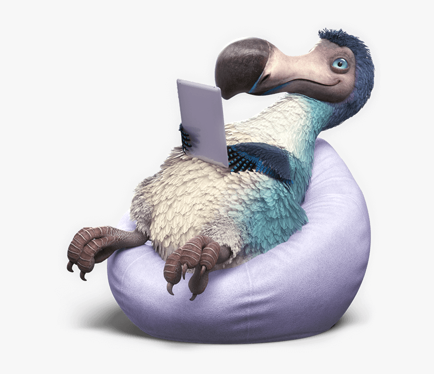 Dodo Sitting On Beanbag - Dodo Nbn, HD Png Download, Free Download