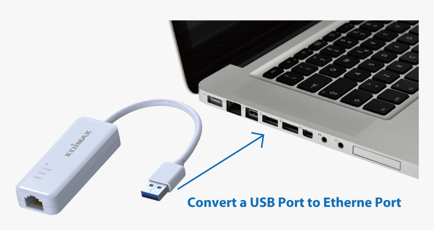 0 Gigabit Ethernet Adapter Eu-4306 Convert Usb To Ethernet - Usb To Lan For Mac, HD Png Download, Free Download