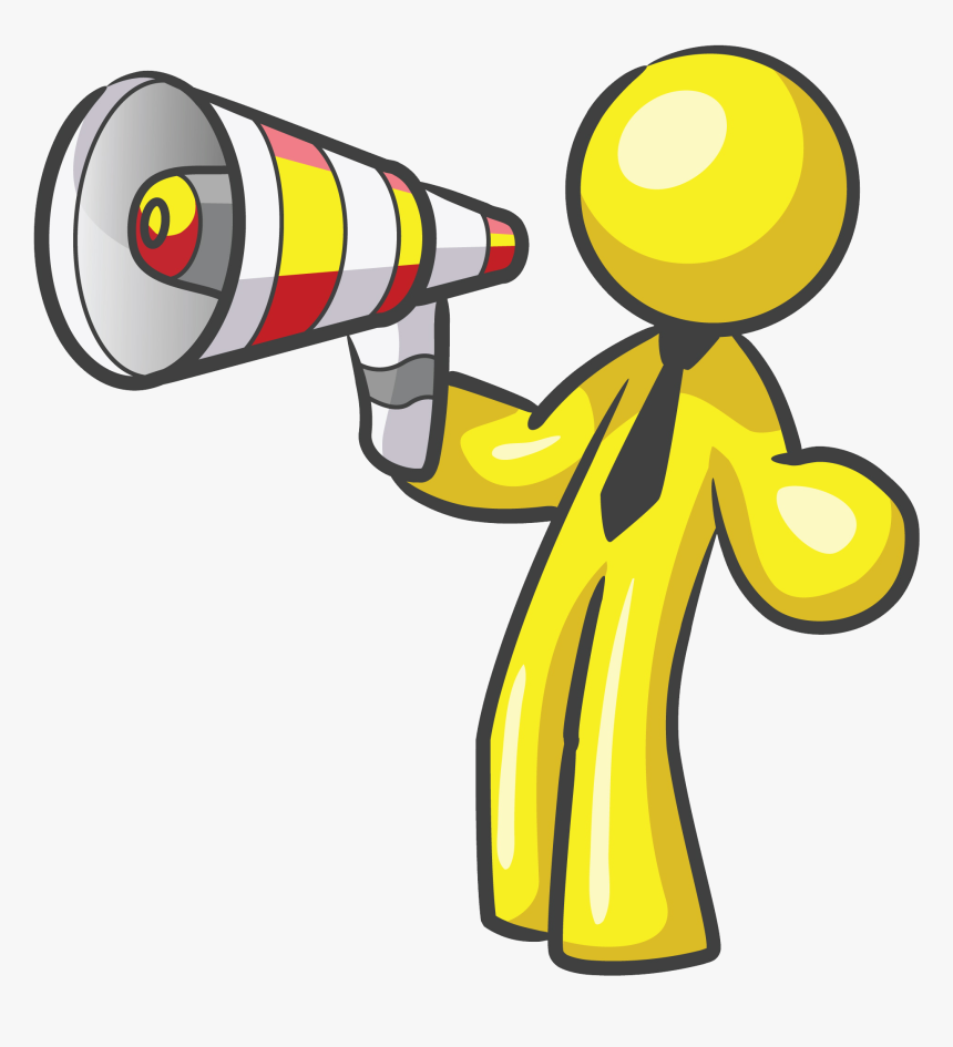 Megaphone Clipart Announcement - Megaphone Clipart, HD Png Download, Free Download