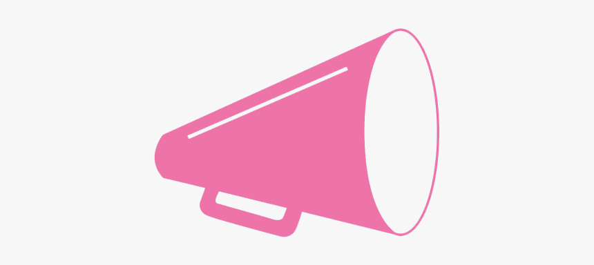 Megaphone Clipart Pink Transparent - Pink Megaphone Clipart Transparent Background, HD Png Download, Free Download