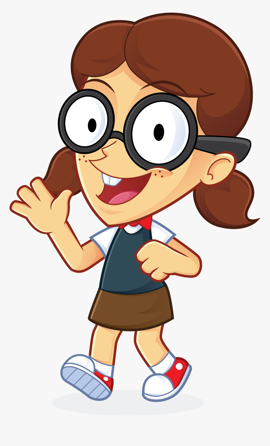 Transparent Nerdy Glasses Clipart - Cartoon Of Computer Geek, HD Png Download, Free Download