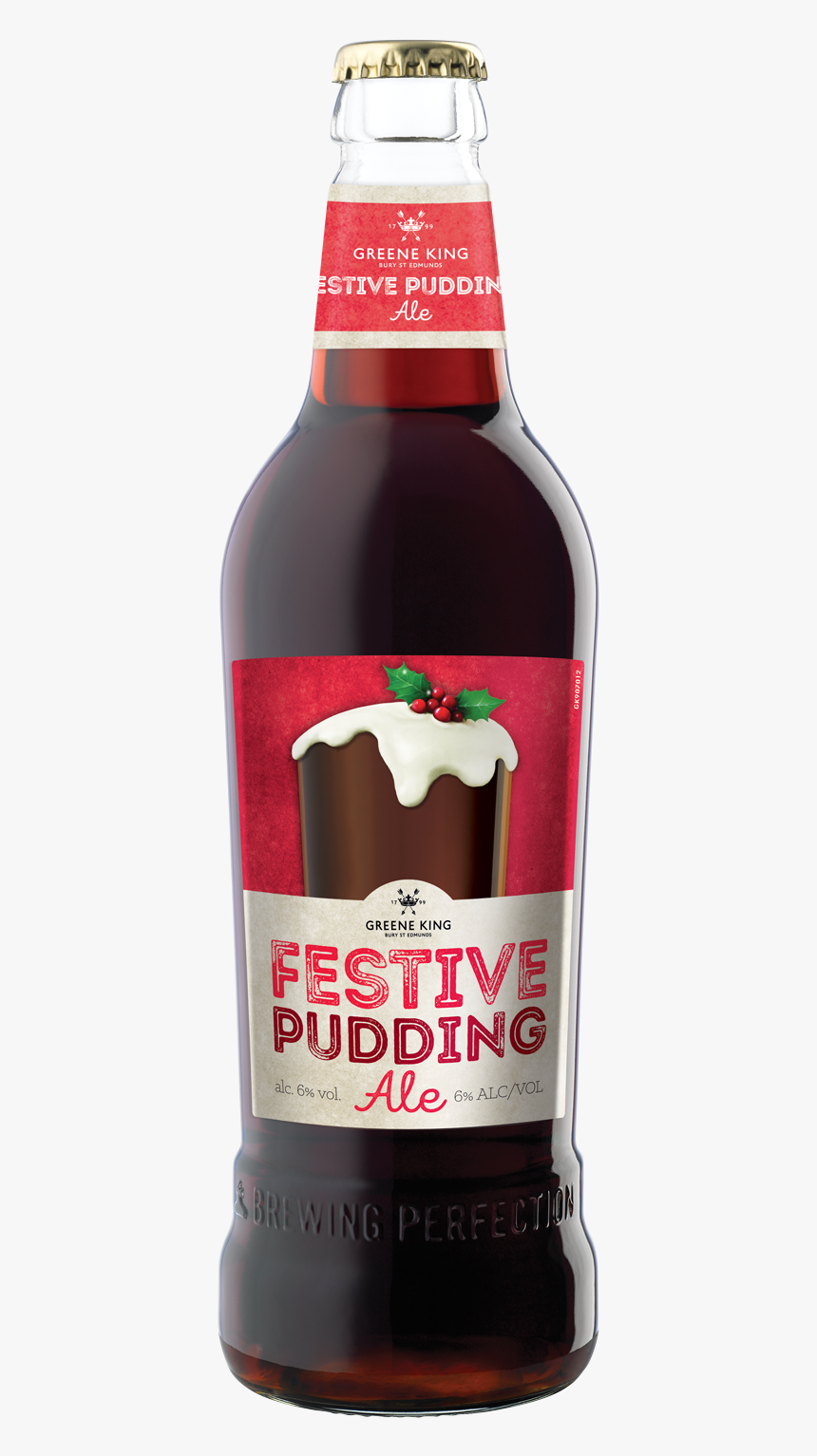 Festive Pudding - Glass Bottle, HD Png Download, Free Download