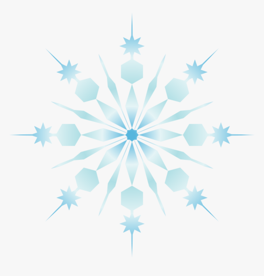 Snowflake Clipart Free Snowflake Clipart Snowflake - Snowflake Clipart Black Background, HD Png Download, Free Download