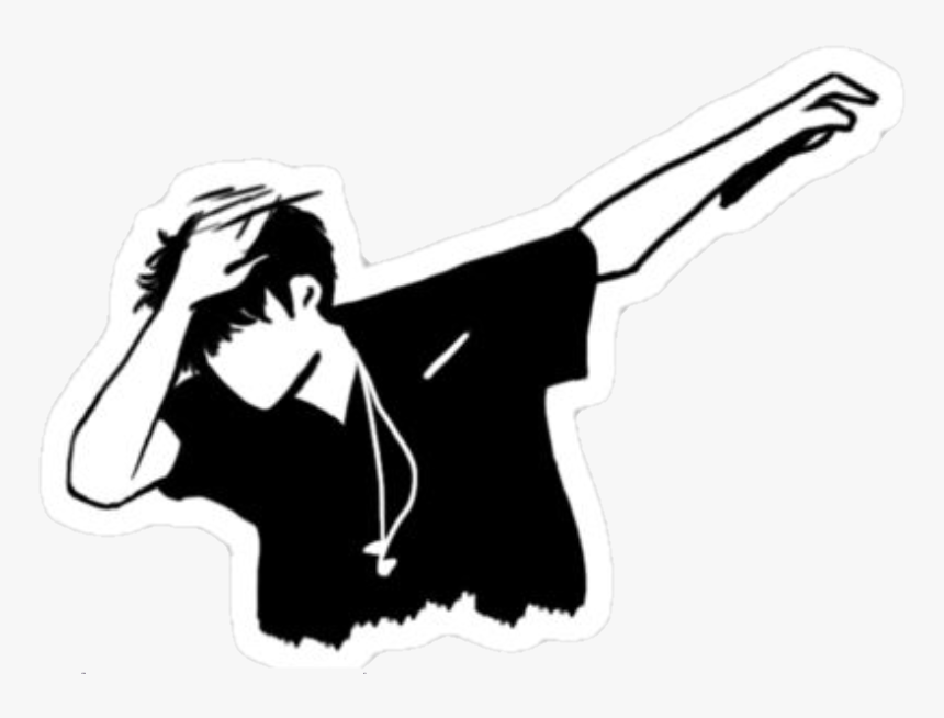 Dab Black And White Png, Transparent Png, Free Download
