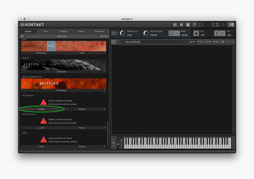 Kontakt 5.6 8 Add Library, HD Png Download, Free Download