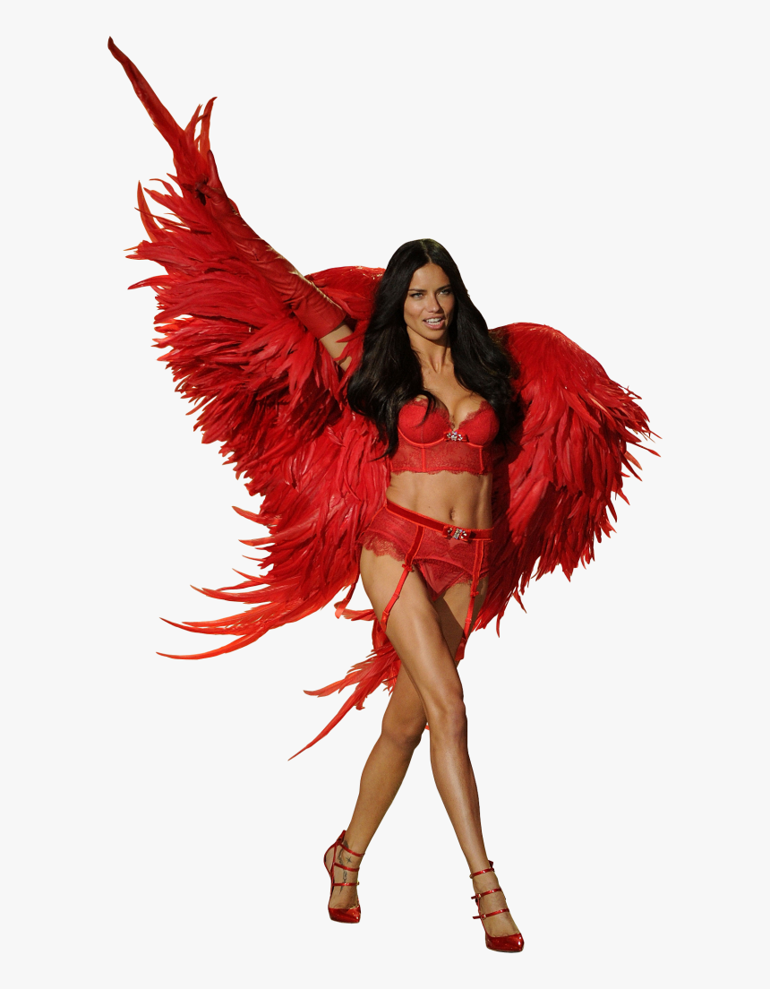 Adriana Lima Png Resimleri - Adriana Lima Fashion Show Red, Transparent Png, Free Download