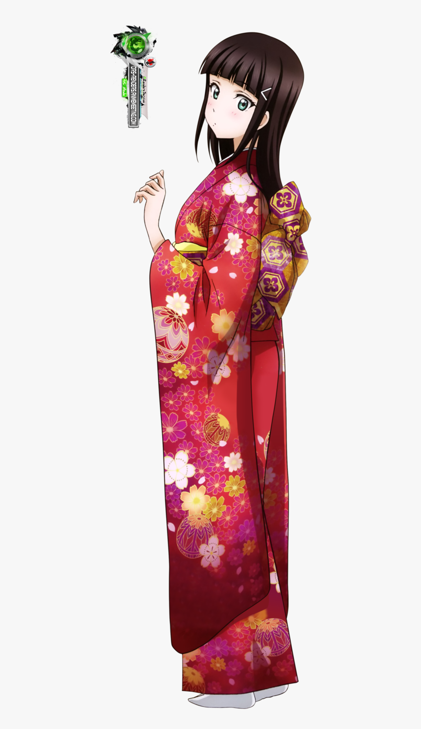 Love Live Kimono Dia Kurosawa, HD Png Download, Free Download