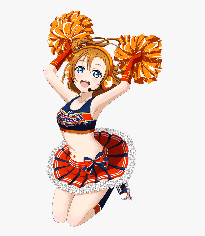 Cheerleading Outfit Love Live Clipart , Png Download - Love Live Cheerleader Honoka, Transparent Png, Free Download