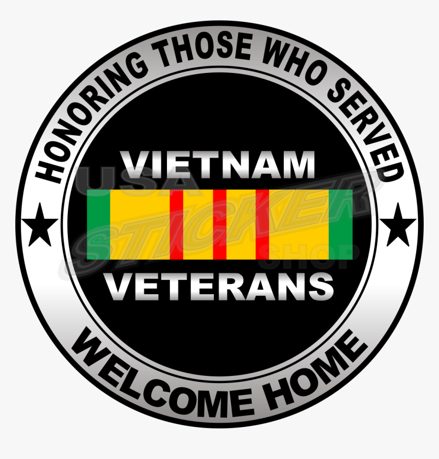 Army Vietnam Veterans “welcome Home” Sticker Round - Arraiá, HD Png Download, Free Download