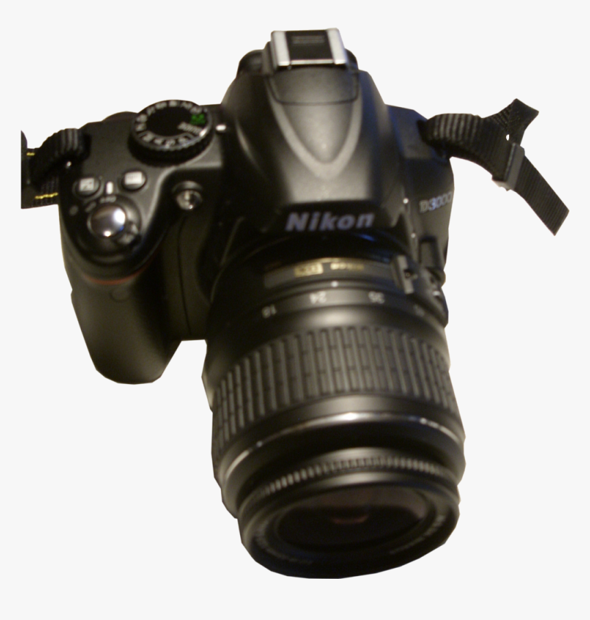 Nikon D3000 With Af S 18 55 - Nikon D3000, HD Png Download, Free Download