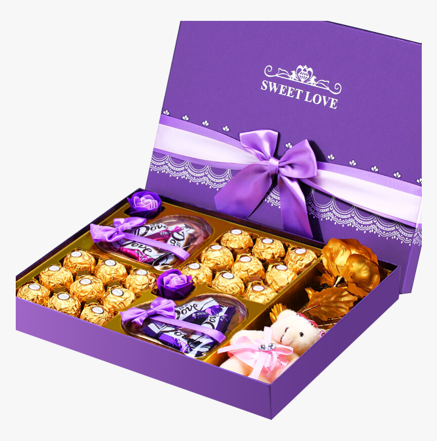 Ferrero Chocolate Gift Box Christmas Gift For Men And - New Year Chocolate Gift Png, Transparent Png, Free Download