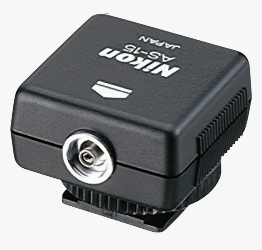 Nikon Sync Term Adapter/as-15 - Nikon Hot Shoe Adapter, HD Png Download, Free Download