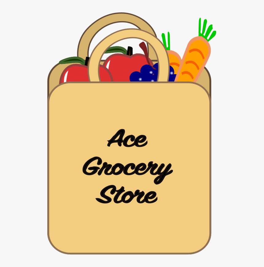 Transparent Grocery Store Png - Gambar Animasi Tas Belanja, Png Download, Free Download