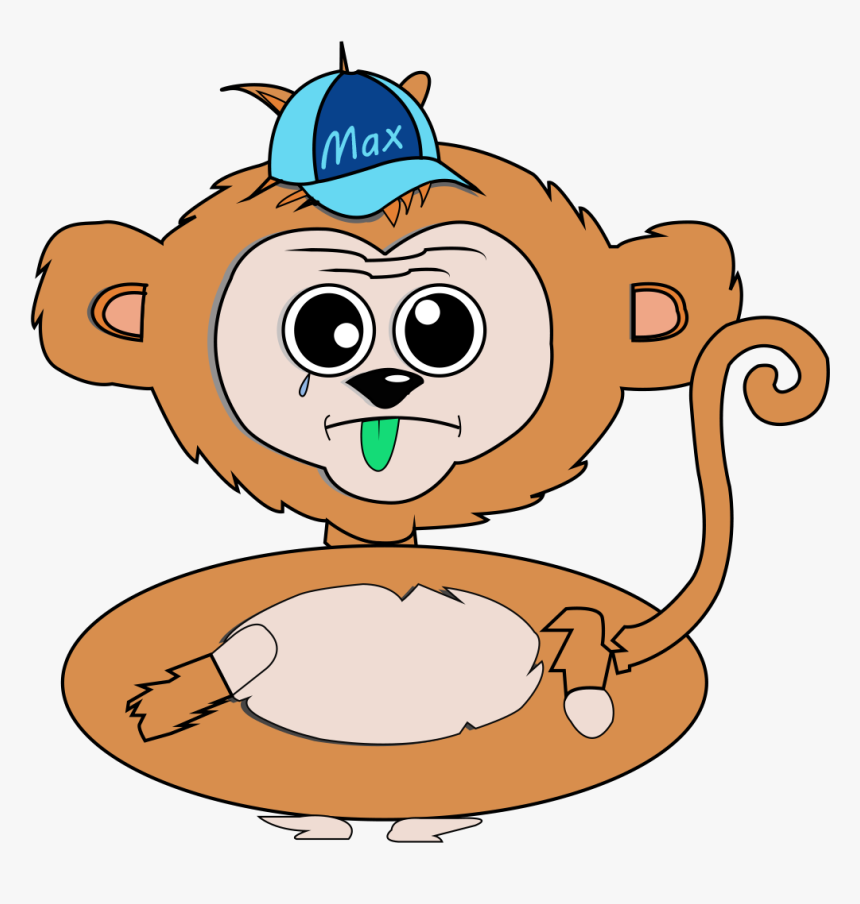 Cartoon Monkey In A Sombrero , Transparent Cartoons - Multimedia, HD Png Download, Free Download