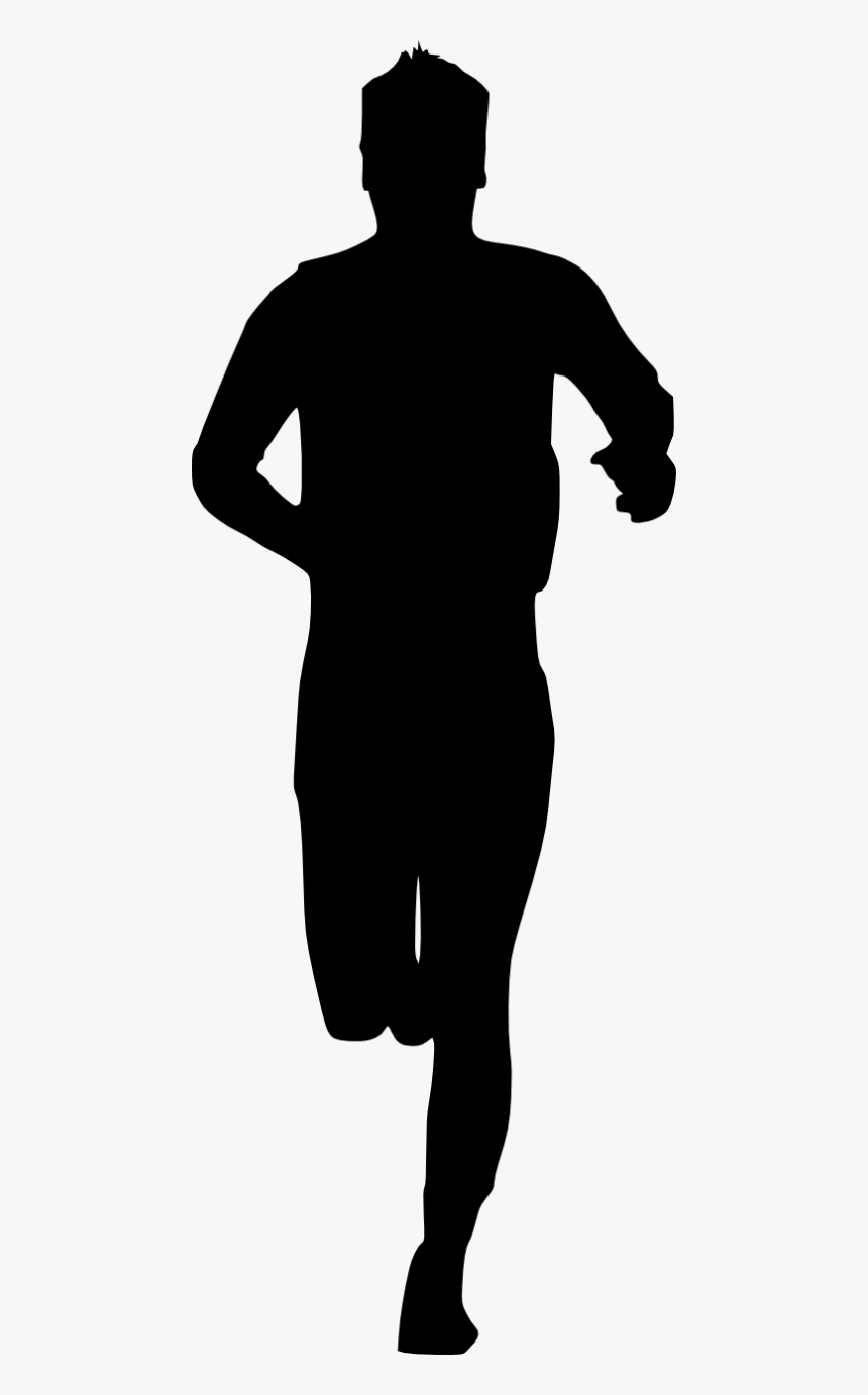 Man Running Silhouette Transparent, HD Png Download, Free Download