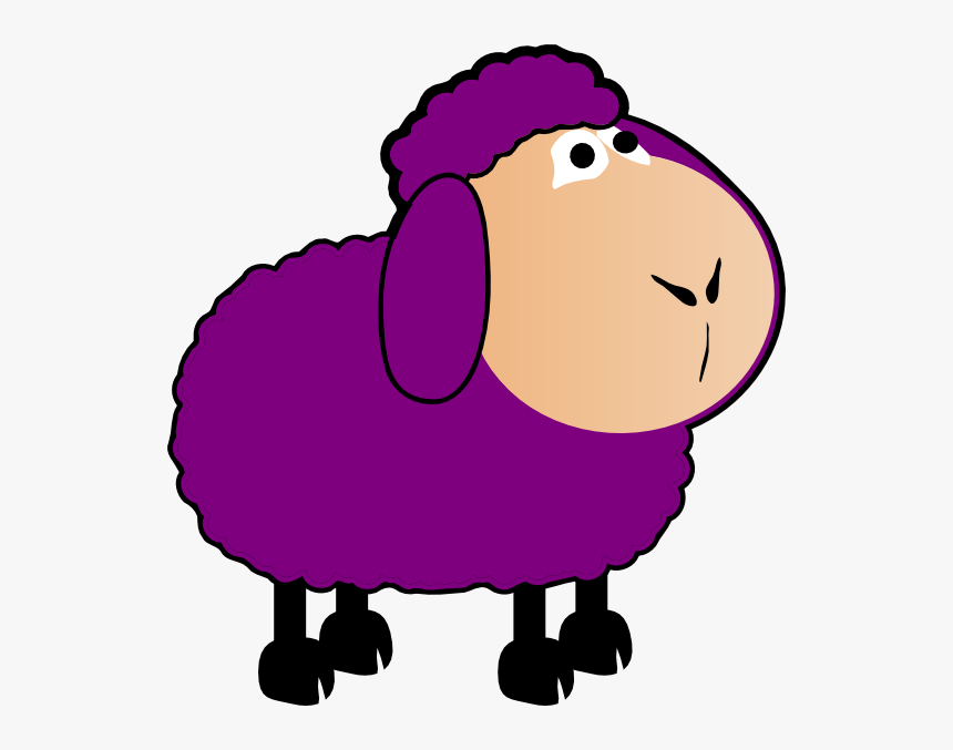 Clipart Of Sheep, Wider And Colored Sheep - Different Color Of Sheep Clipart, HD Png Download, Free Download