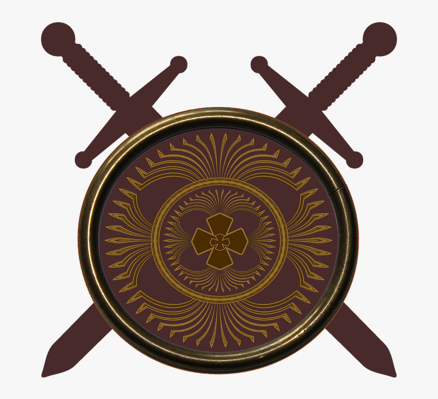 Shield, Medieval, Fantasy, Knight, Battle, Weapon - Sword, HD Png Download, Free Download