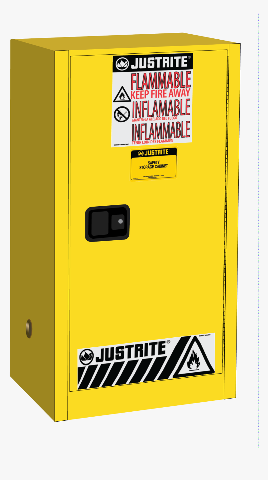 Sure-grip® Ex Combustibles Safety Cabinet For Paint - Flammable Cabinet Transparent, HD Png Download, Free Download