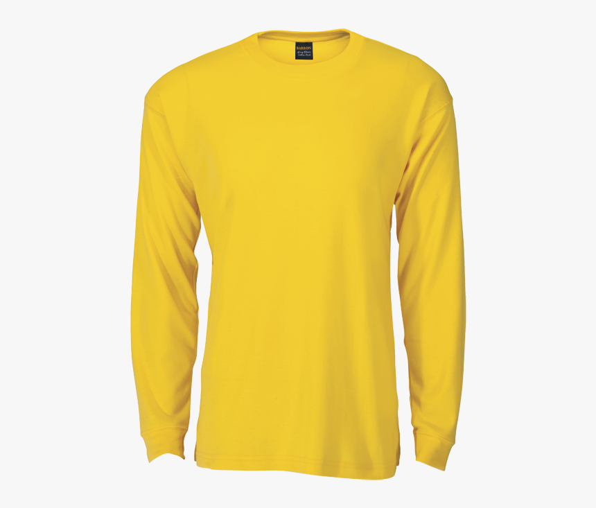 G Barron T - Heavyweight Cotton Orange Yellow T Shirt, HD Png Download ...