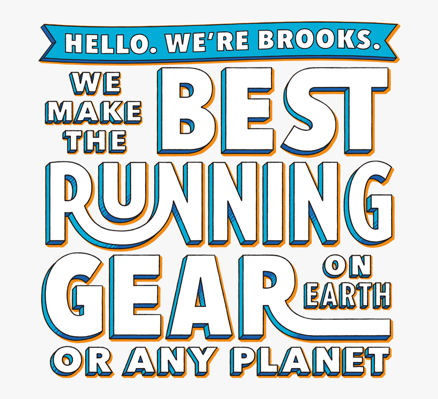 Brooks Running At Run4it - Calligraphy, HD Png Download, Free Download