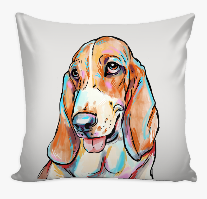 Basset Hound Pillow Cover - Basset Hound, HD Png Download, Free Download