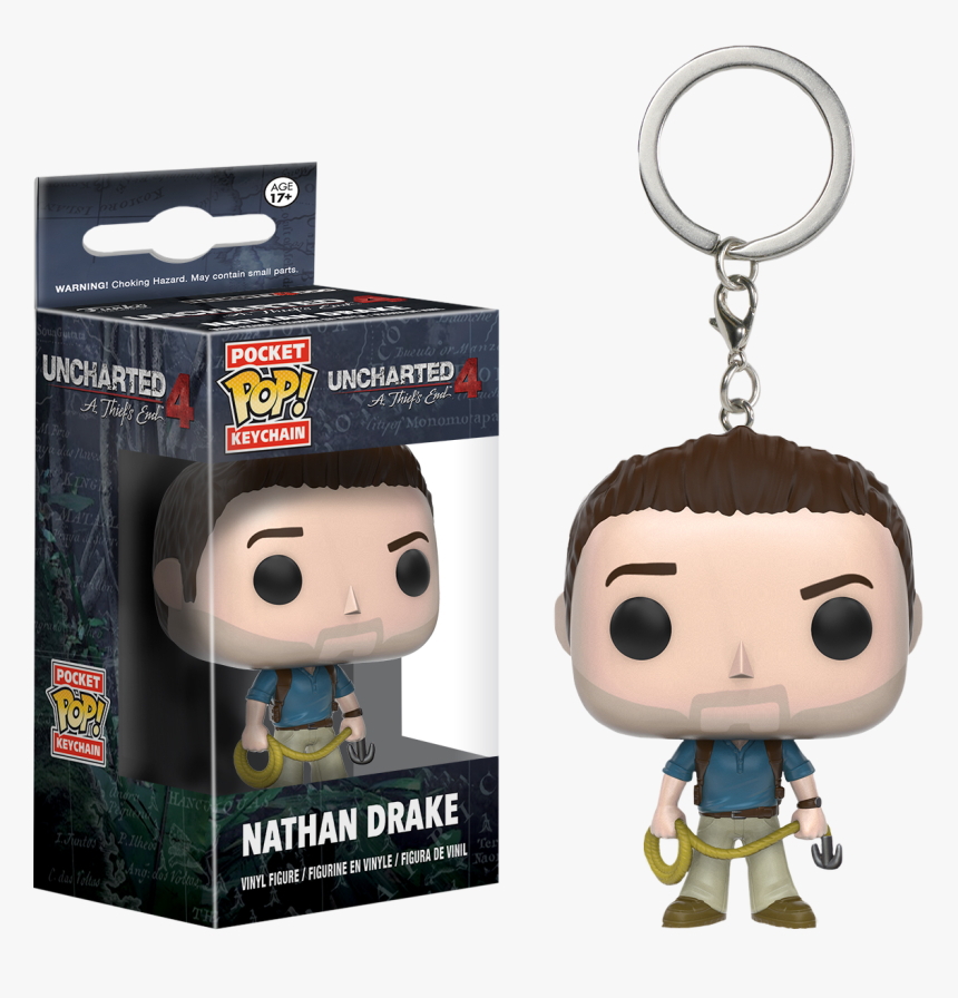 Nathan Drake Pocket Pop Vinyl Keychain - Pocket Pop Keychain Game Of Thrones Jon Snow, HD Png Download, Free Download