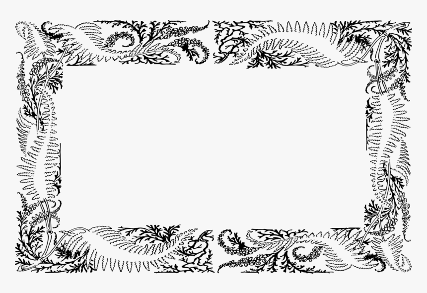 Picture Frames Decorative Arts Ornament Visual Arts - Line Art, HD Png Download, Free Download