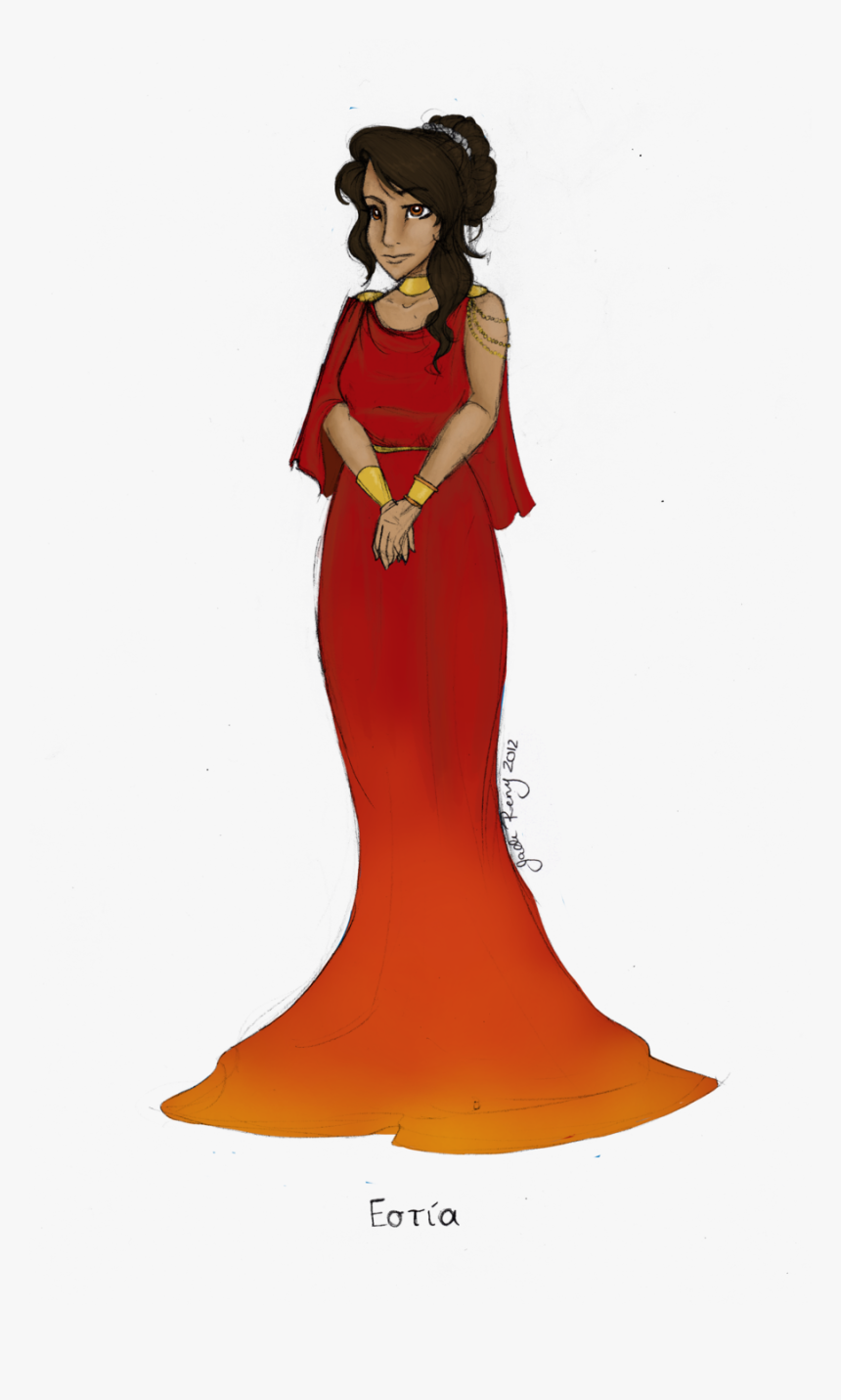 Persephone Drawing Greek God Huge Freebie Download - Cartoon Greek Goddess Hestia, HD Png Download, Free Download