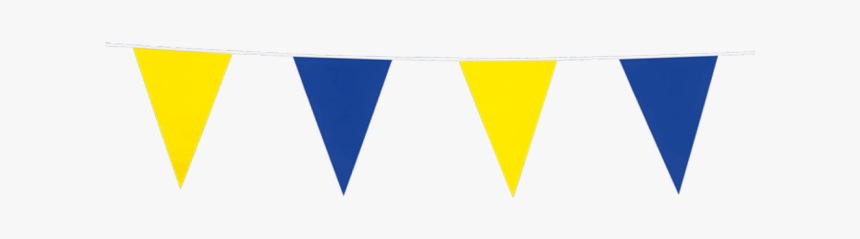 Bunting Pe 10m - Party Flags Blue And Yellow, HD Png Download, Free Download