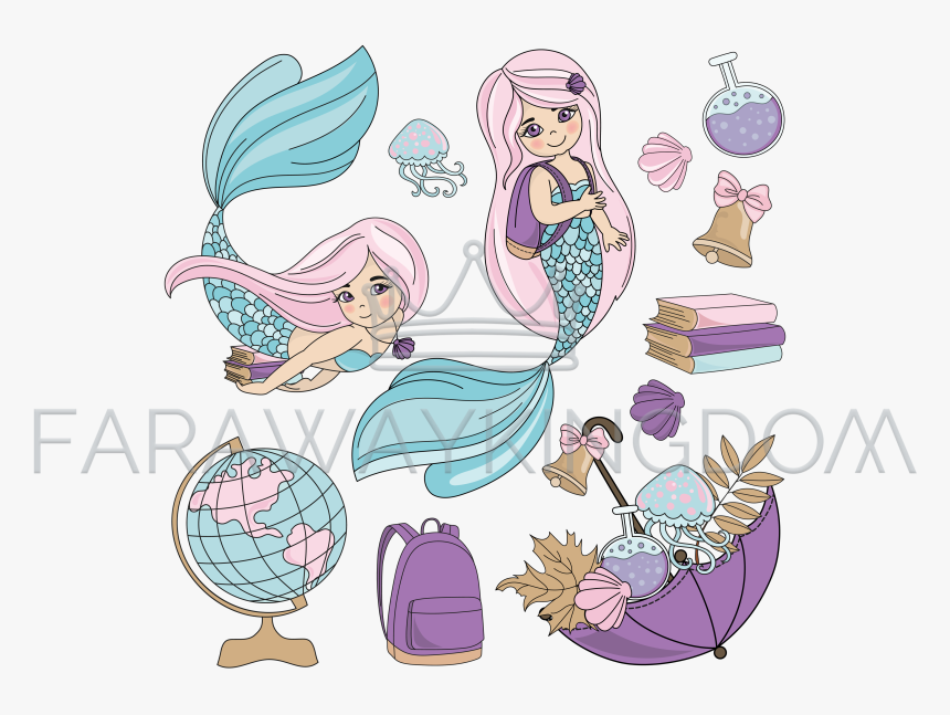 Elementos De Sirena Png, Transparent Png, Free Download