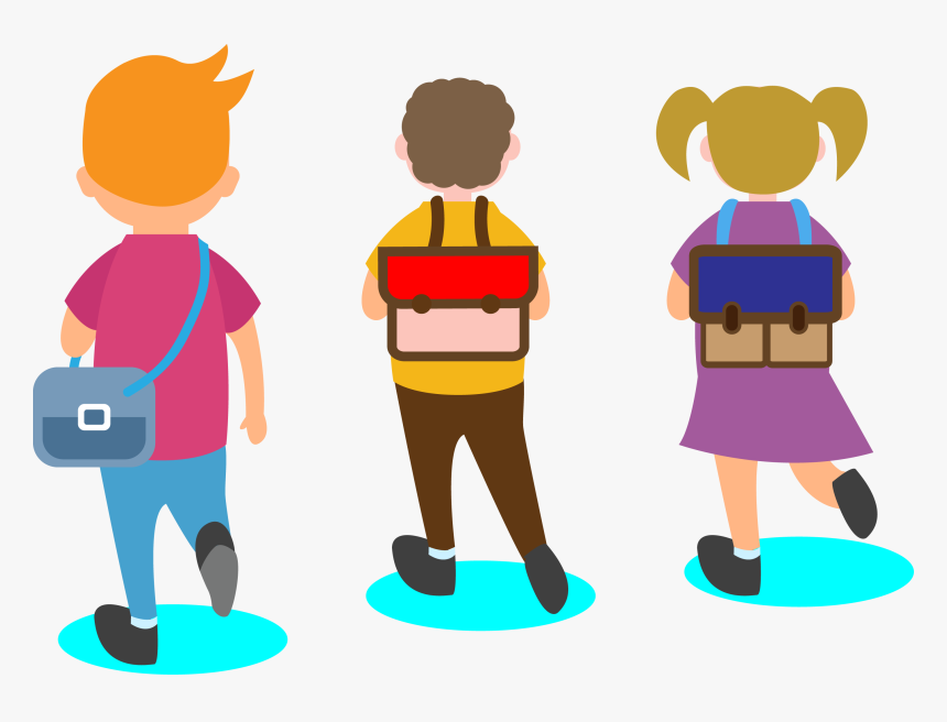 Transparent Back To School Png - Go To School Vector, Png Download, Free Download