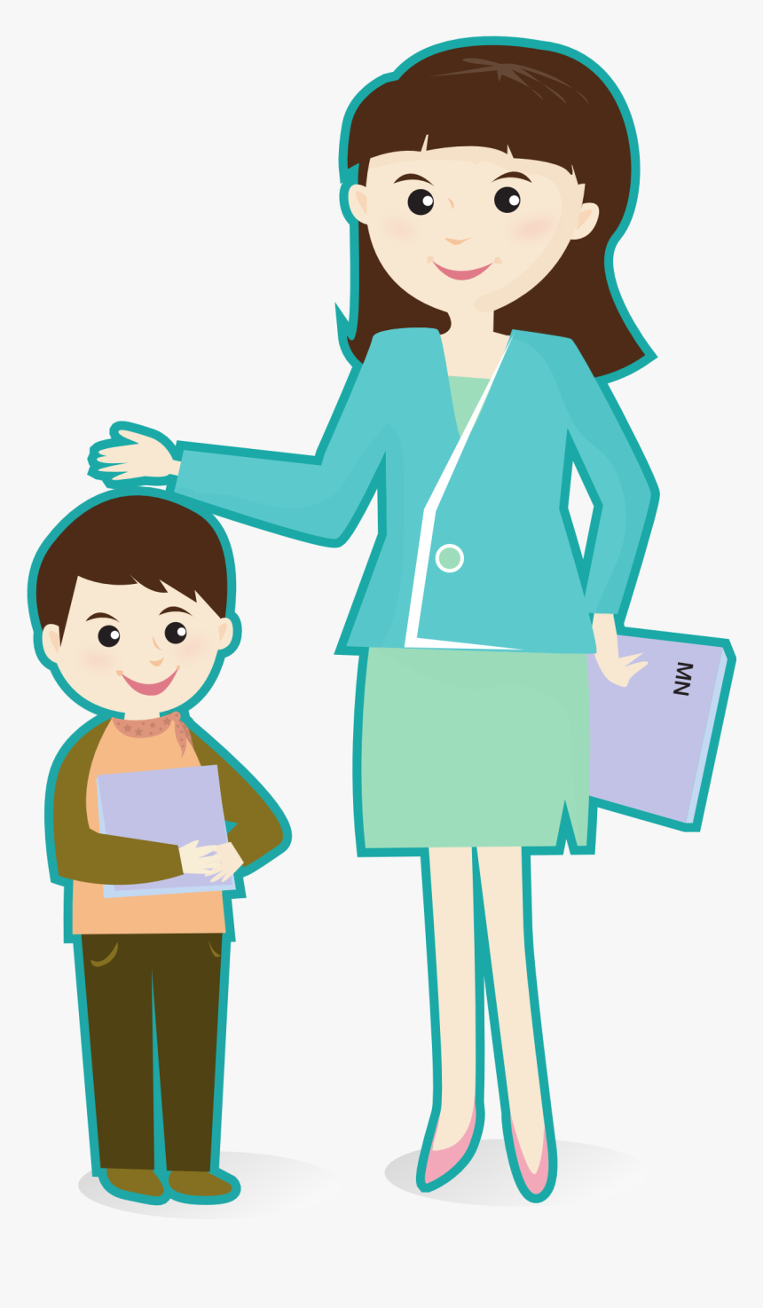 Thumb Image - Teacher And Student Clip Art, HD Png Download, Free Download