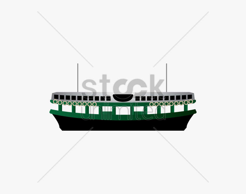 Transparent Hong Kong Clipart - Hong Kong Ferry Vector, HD Png Download, Free Download