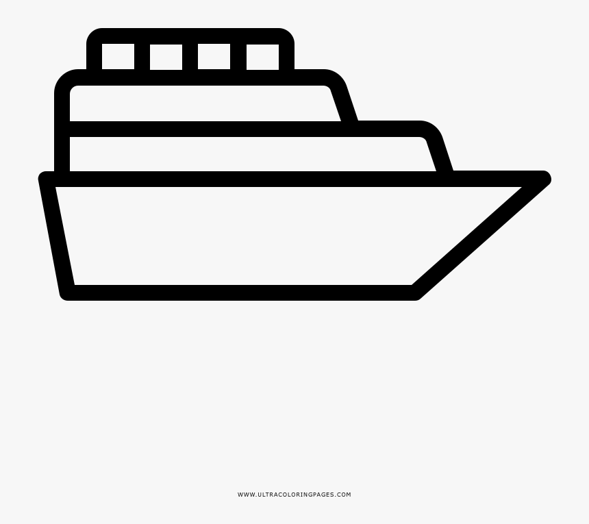 Ferry Coloring Page Clipart , Png Download, Transparent Png, Free Download