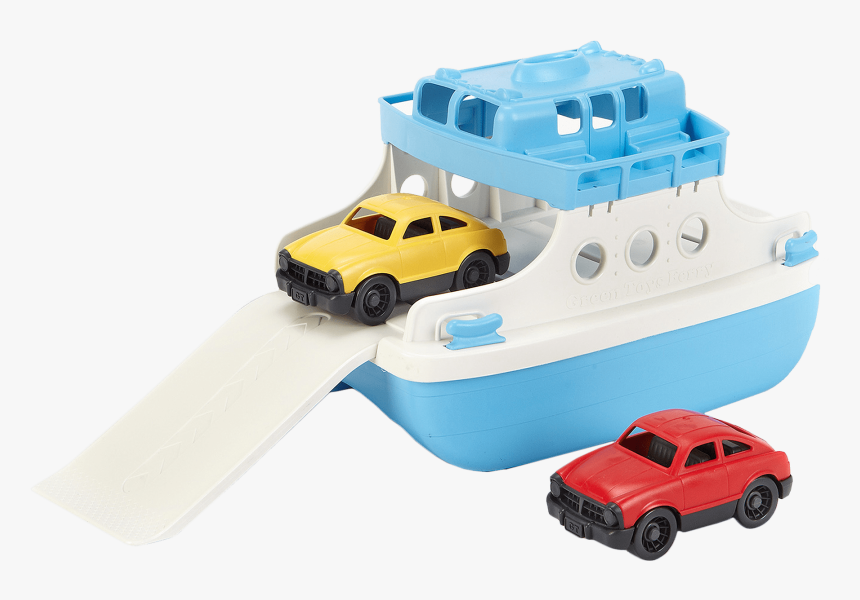 Green Toy Ferry Boat With Cars , Png Download - Green Toys Ferry Boat, Transparent Png, Free Download