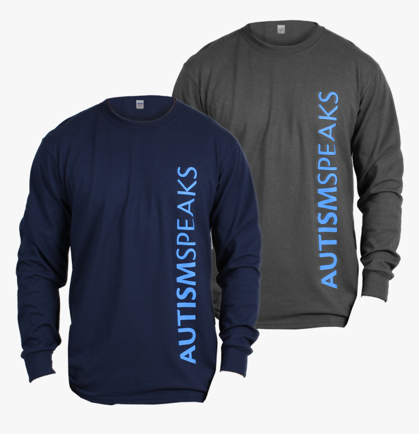 Autism Speaks Vertical Logo Long Sleeve T Shirt - T Shirt Vertical Logo, HD Png Download, Free Download