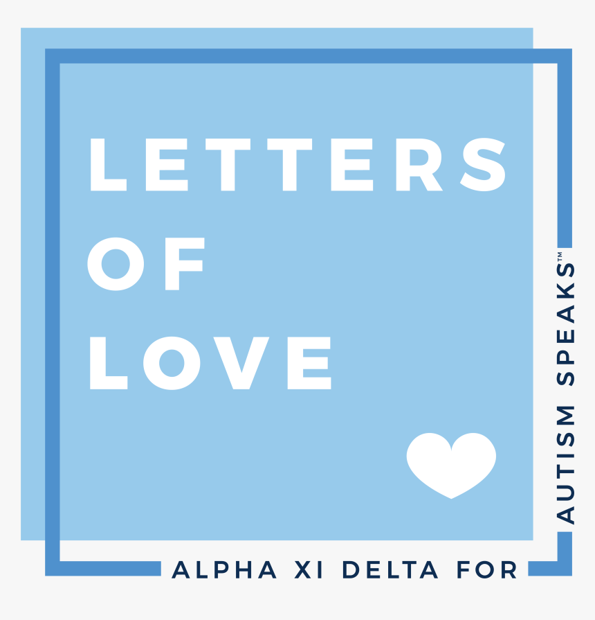 Alpha Xi Delta Letters Of Love, HD Png Download, Free Download