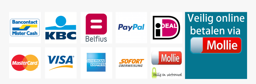 Veilig Betalen Via Mollie - Payment Method Icons Png, Transparent Png, Free Download