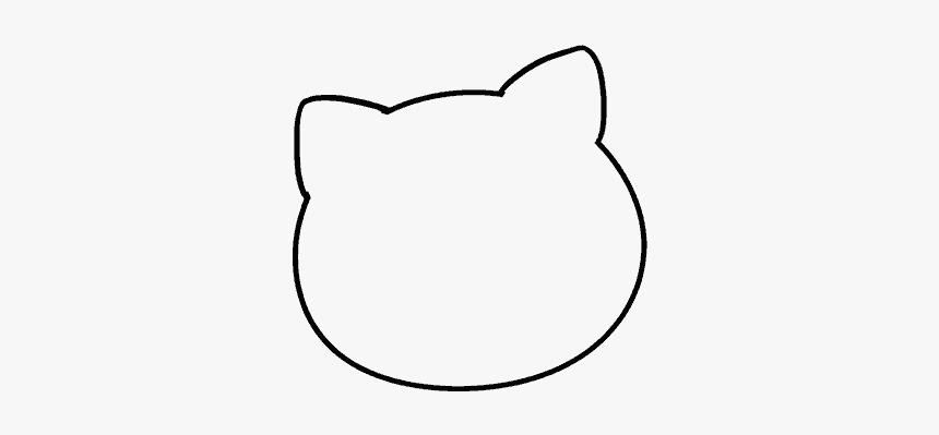How To Draw Hello Kitty - Hello Kitty Head Shape, HD Png Download, Free Download