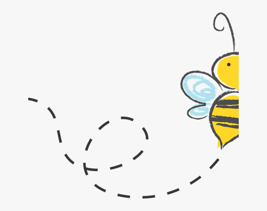 cute flying bee clipart